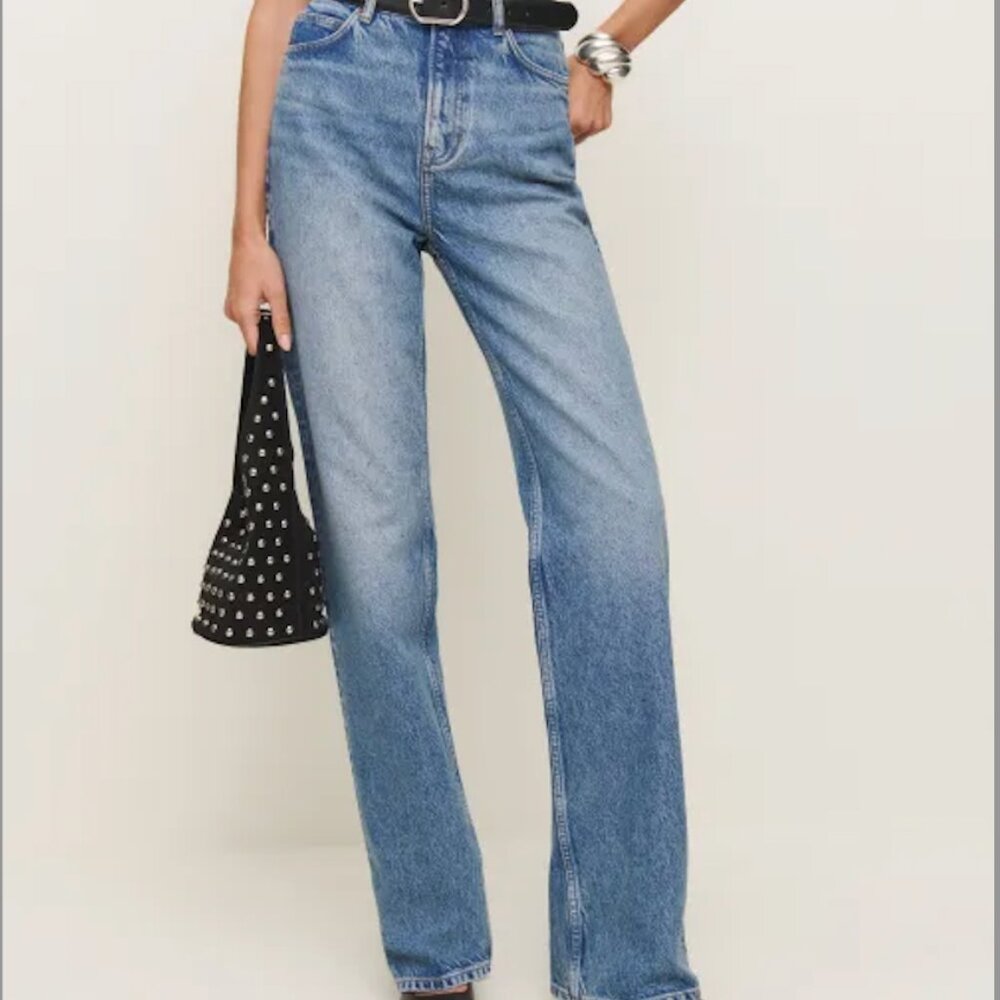 REFORMATION Wilder High Rise Wide Leg Jeans Colorado - Size 29